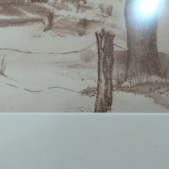 Original Signed Ruth Taylor Watercolor 1979 - Picture 3 of 5
